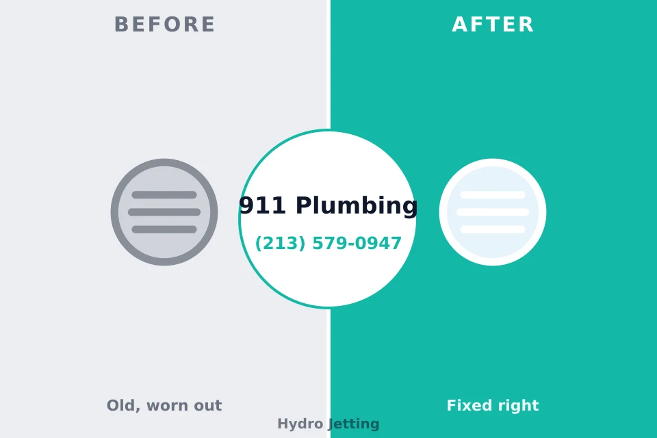 Before and after: plumbing repair Lake Ronkonkoma, NY